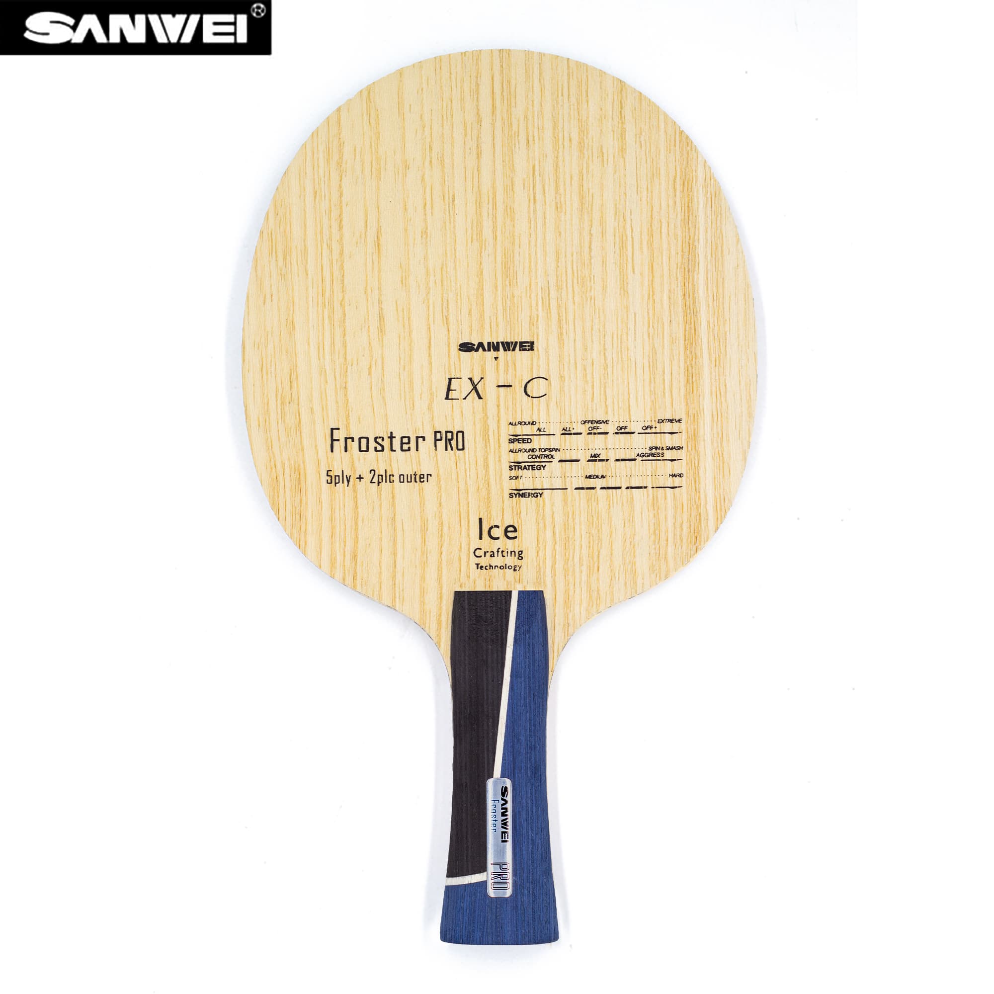 Table Tennis Edge - SANWEI ALC Table Tennis Blade Froster