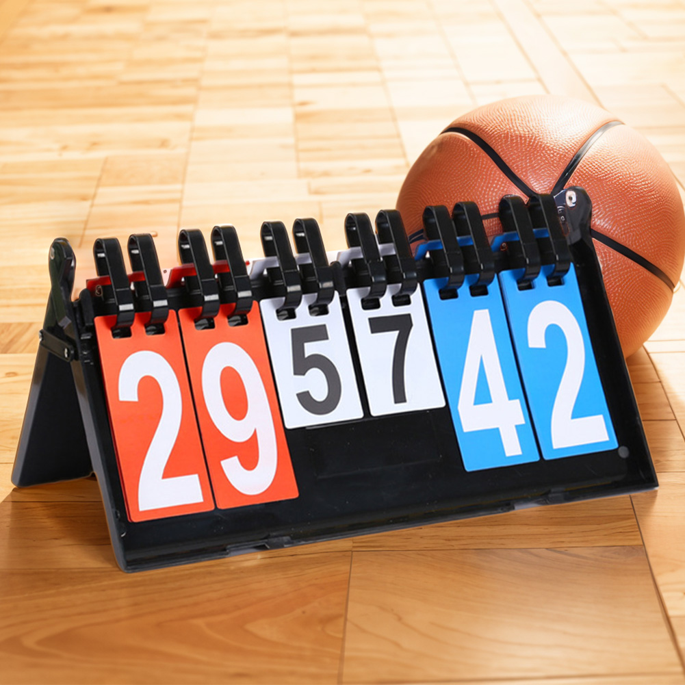 Table Tennis Scoring - Sports Scoreboard Tabletop Scoreboard 6-Digit Score