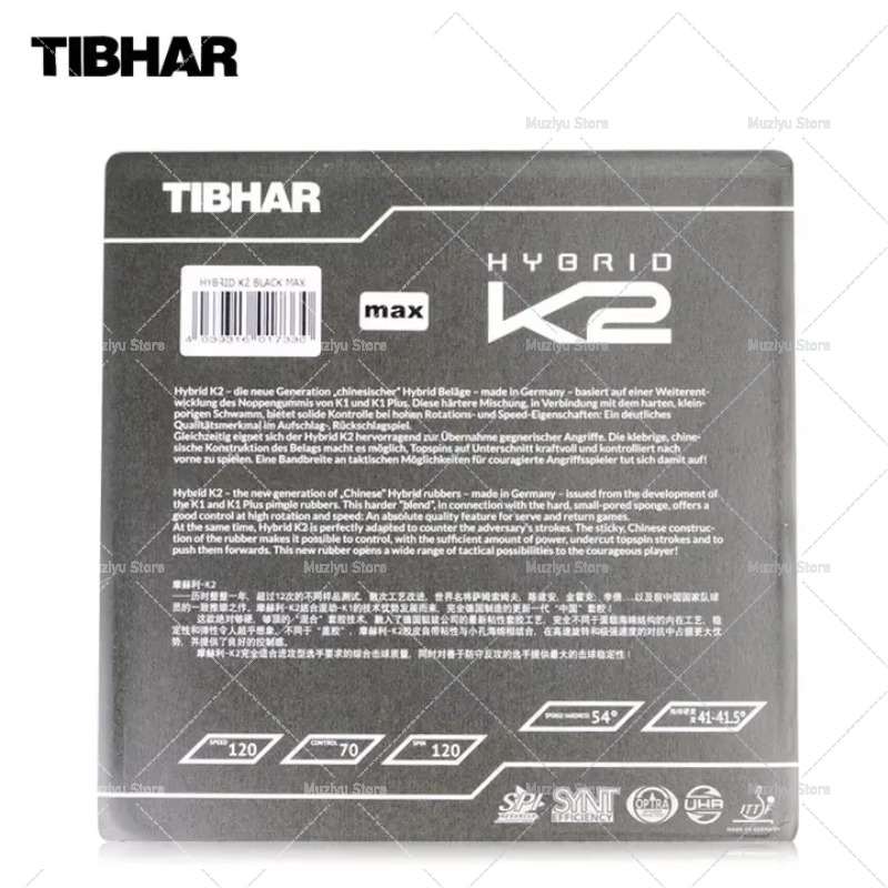 TIBHAR HYBRID K2 Table Tennis  - Table Tennis Hybrid Rubbers 评论和价格