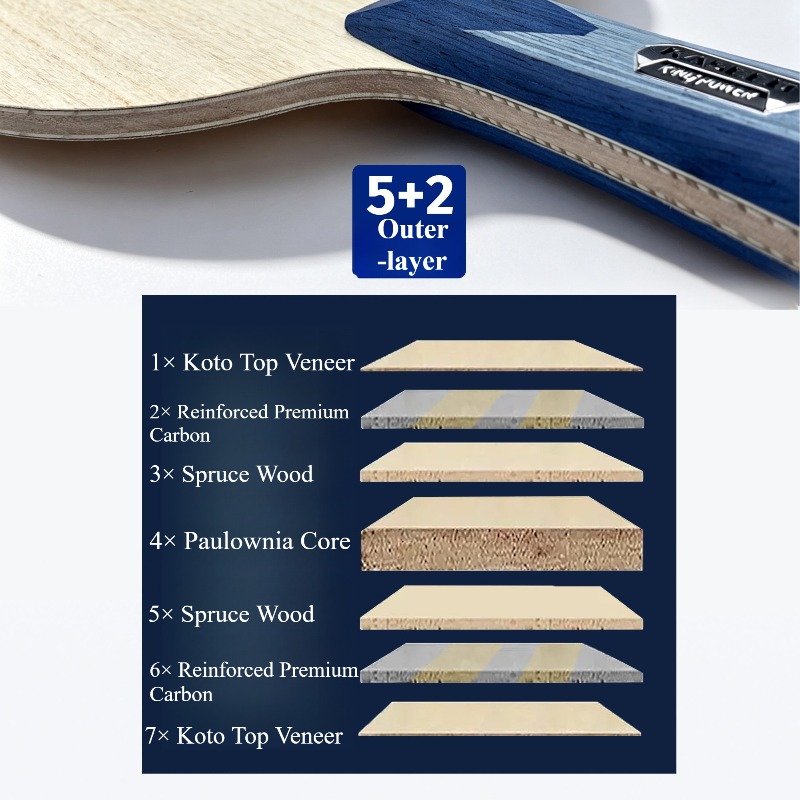 KASEED KING POWER S211 Table T - Table Tennis Paddles 评论和价格