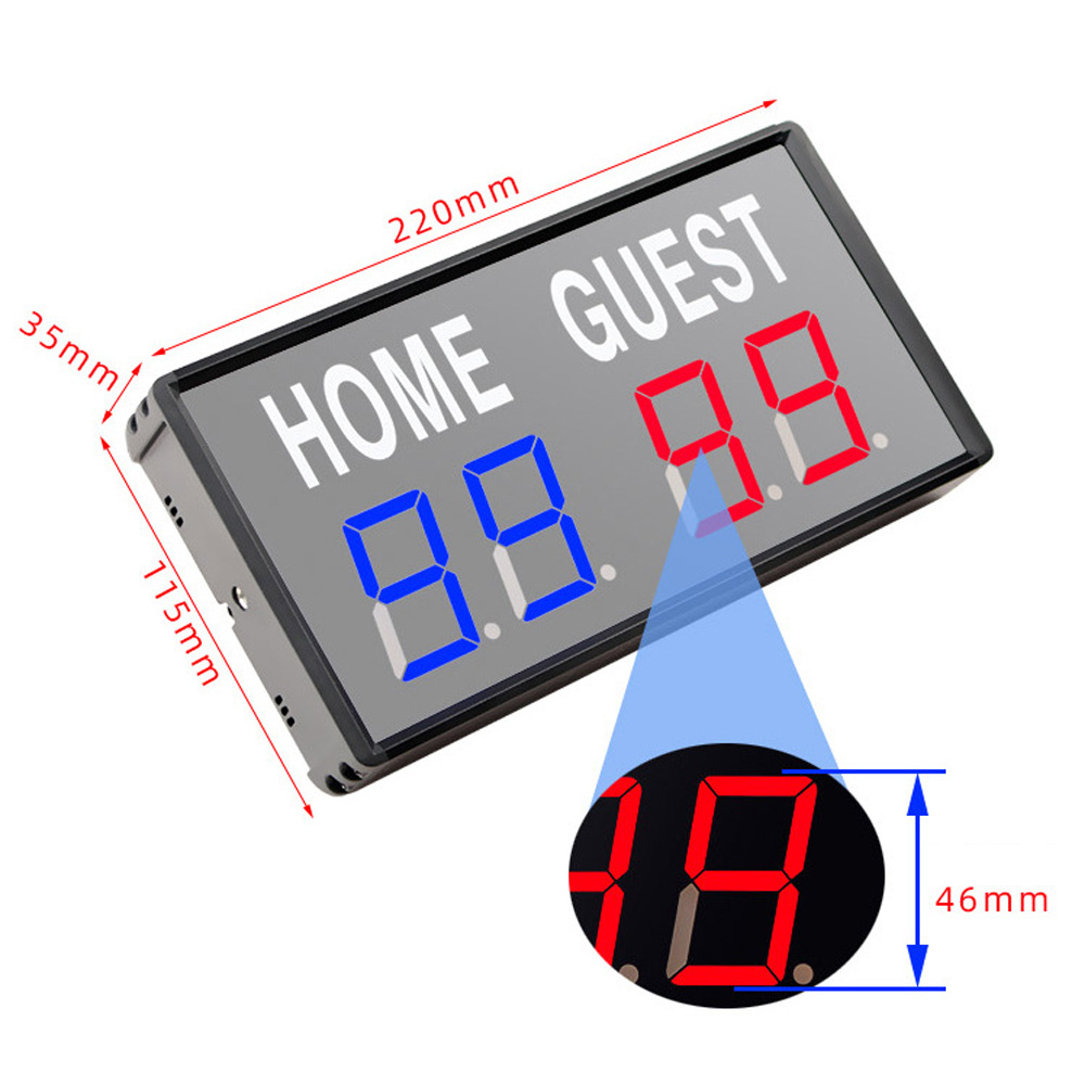 4-Digit LED Electronic Score K - Table Tennis Scoring 评论和价格