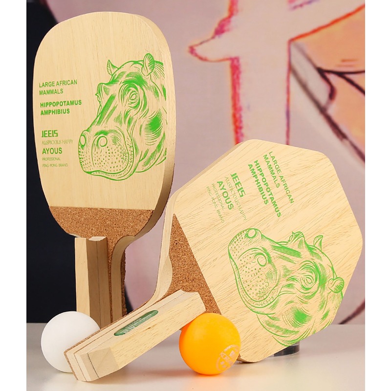 JEELS Green Hippo 1 Ply Ayous  - Table Tennis Paddles 评论和价格