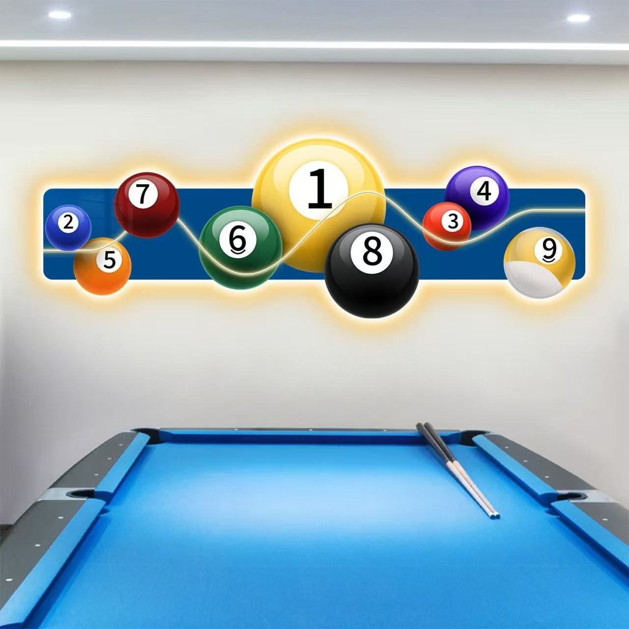 Billiards Hall Decoration Pain - Table Tennis No 1 评论和价格