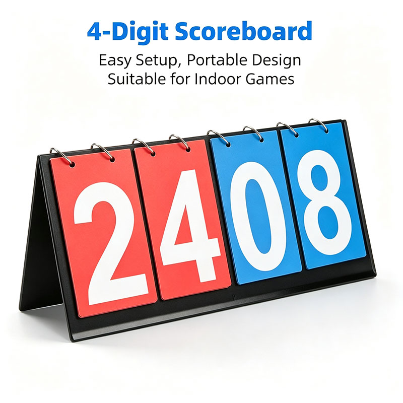 4‑Digit Flip Scoreboard Portab - Table Tennis Scoring 评论和价格