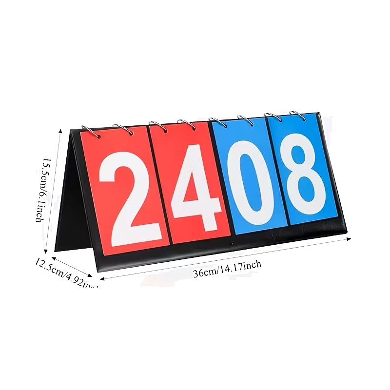 4‑Digit Flip Scoreboard Portab - Table Tennis Scoring 评论和价格
