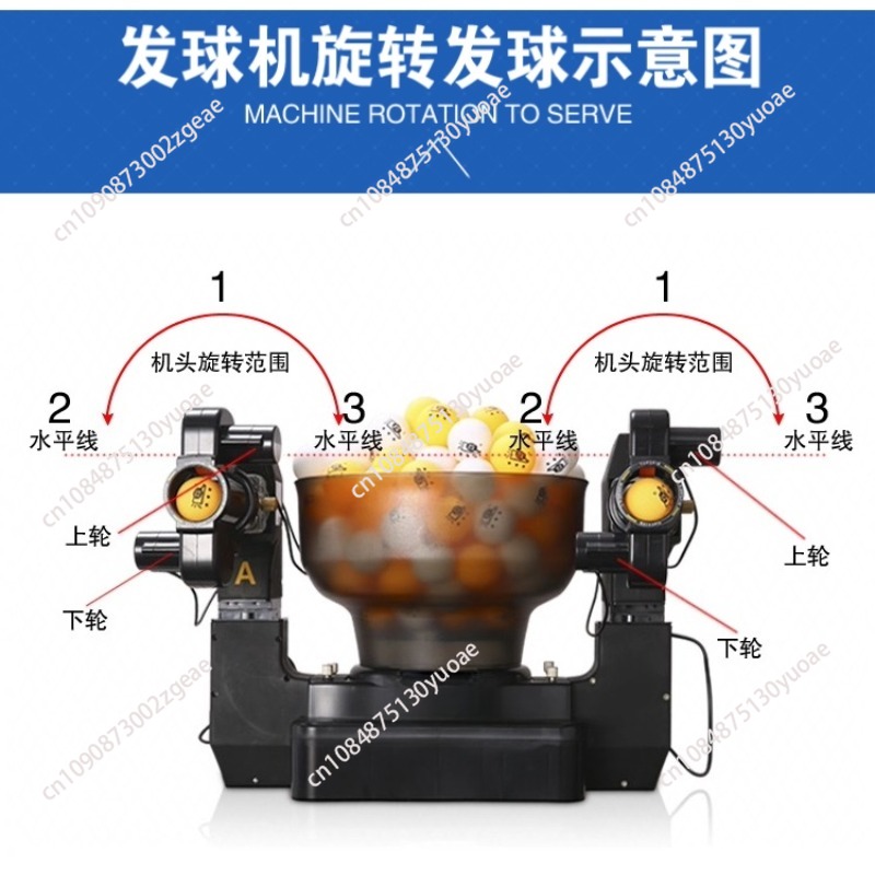 Double-head table tennis servi - Table Tennis Head To Head 评论和价格