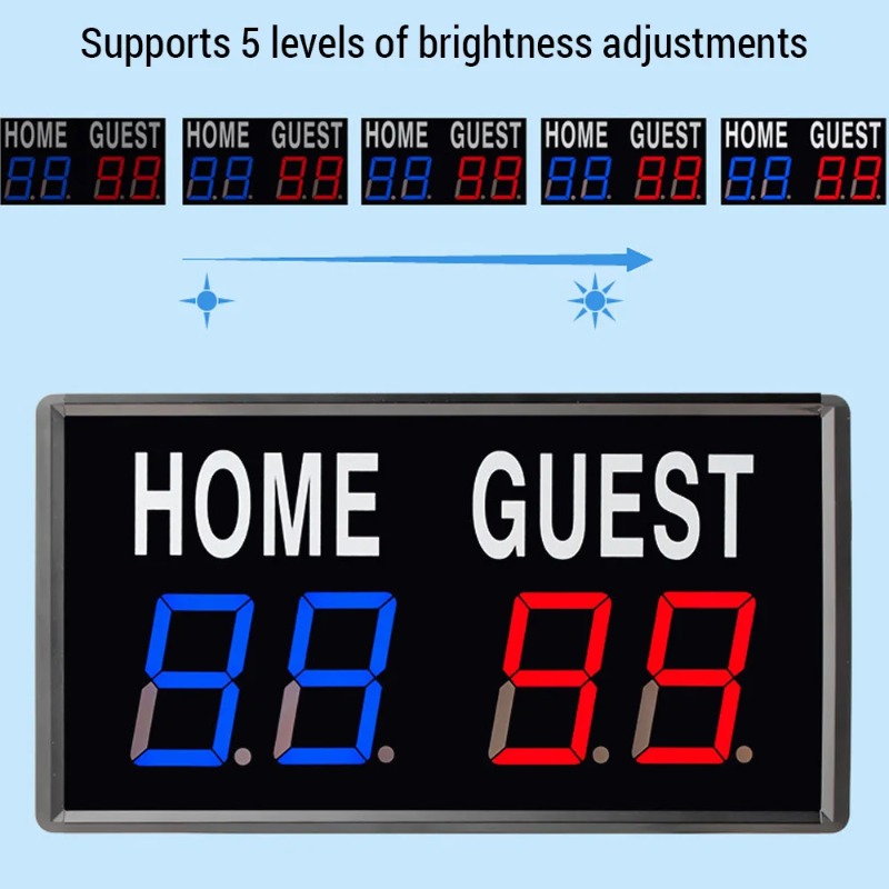 4-Digit LED Electronic Scorebo - Table Tennis Scoring 评论和价格