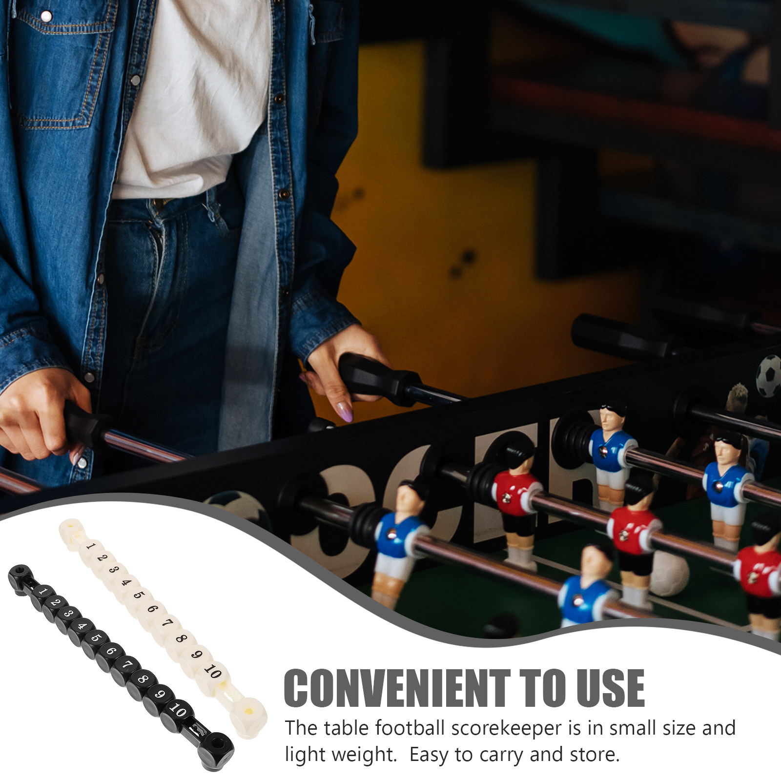 2Pcs Foosball Score Markers Ro - Table Tennis Scoring 评论和价格